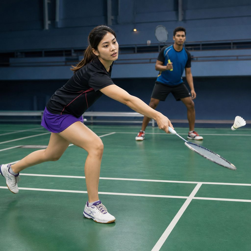 Badminton Image demonstrating Badminton in the Fitness context