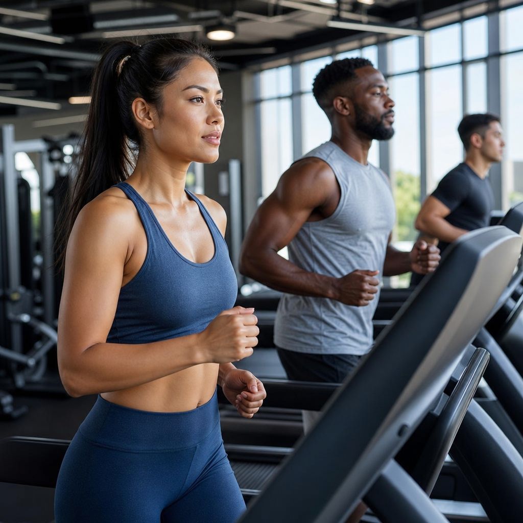 Cardiovascular exercise Image demonstrating Cardiovascular exercise in the Fitness context